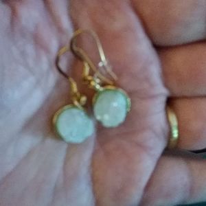 NWOT Druzy Quartz Earrings